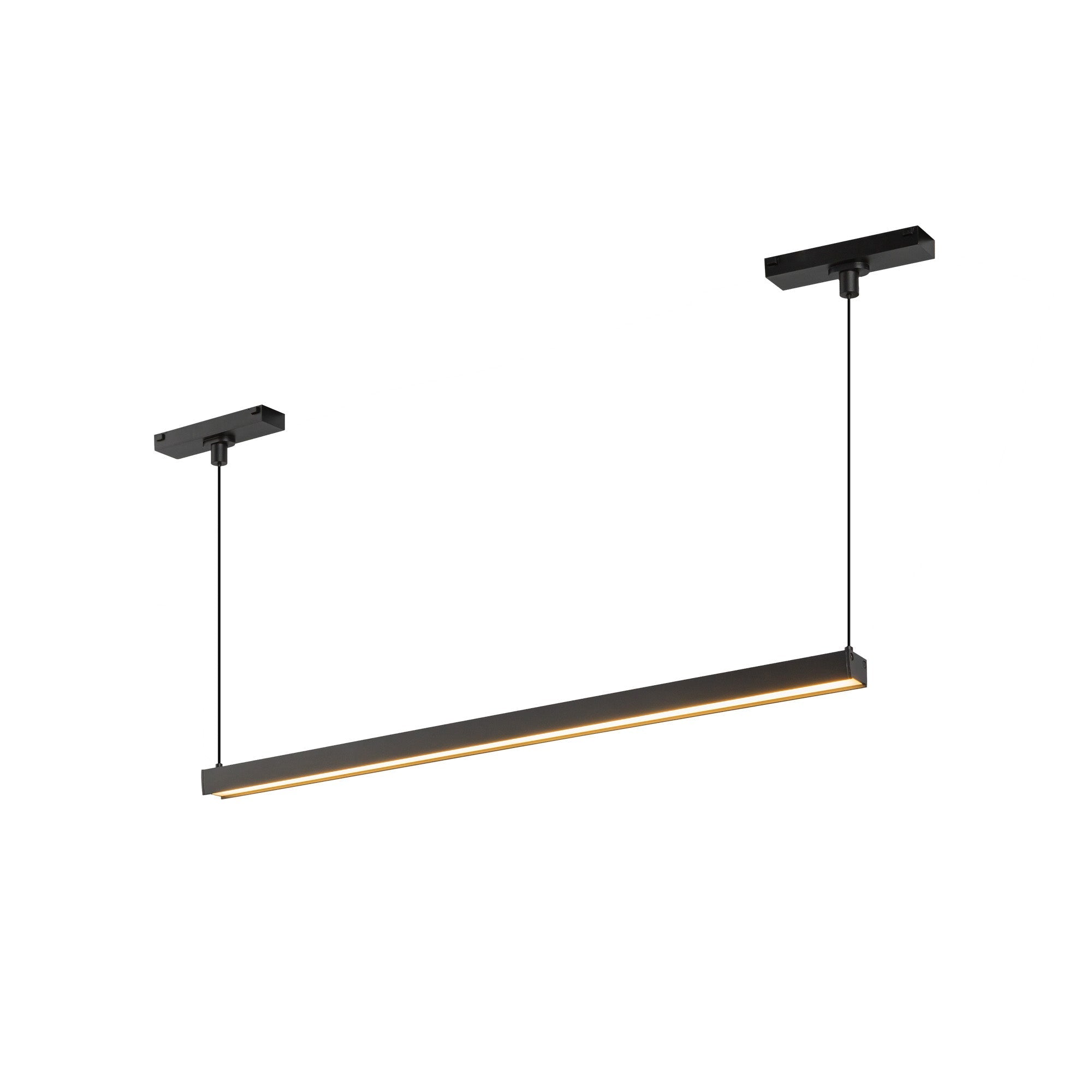KUZCO Lighting . Mira 22-in Black 4000K Trilo Track Linear PendantTrilo Track Linear Pendant, Black