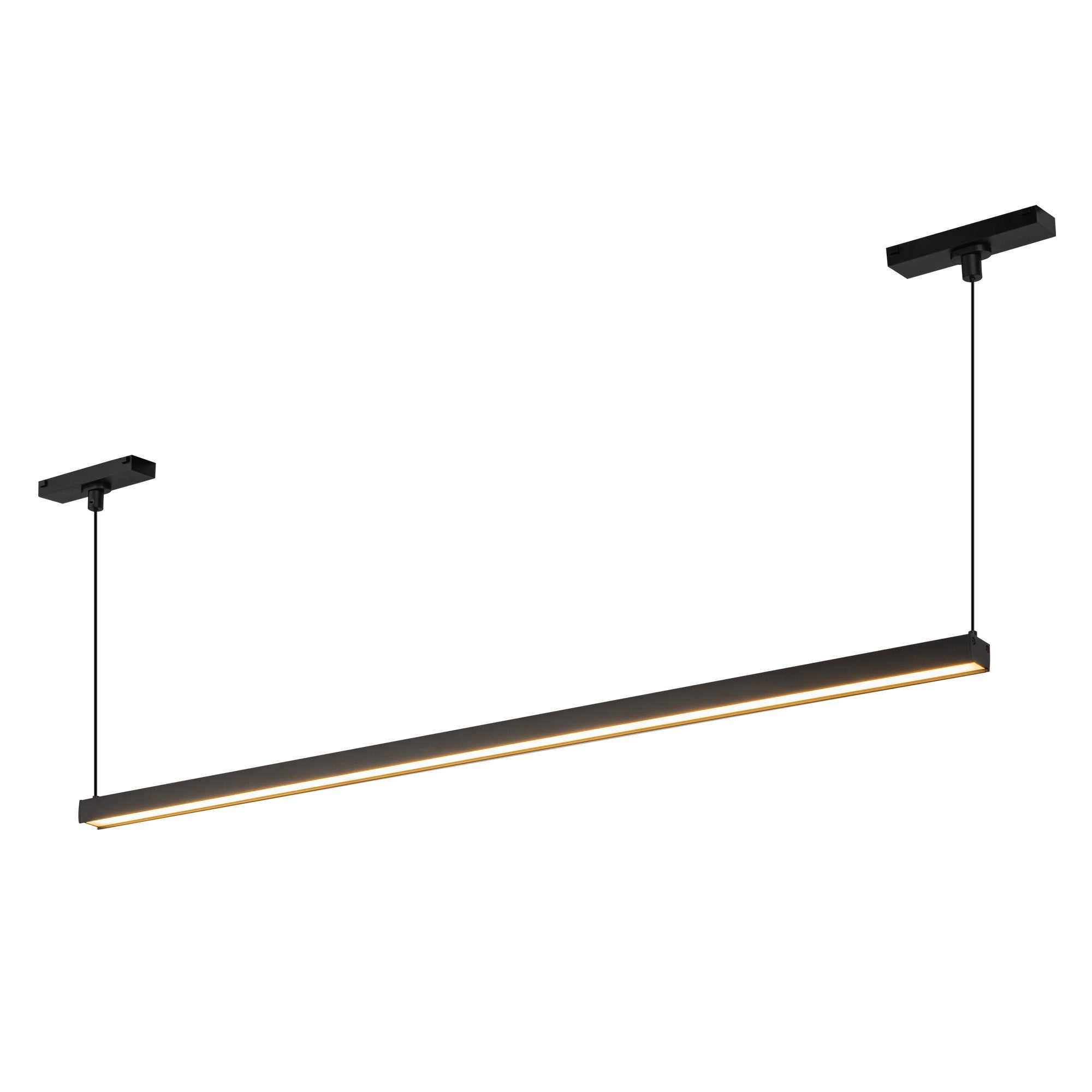 KUZCO Lighting . Mira 33-in Black Trilo Track Linear PendantTrilo Track Linear Pendant, Black