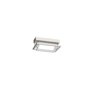 Kuzco Mondrian SF16212-BN Semi Flush Mount Fixture, UL Damp Rated, Brushed Nickel