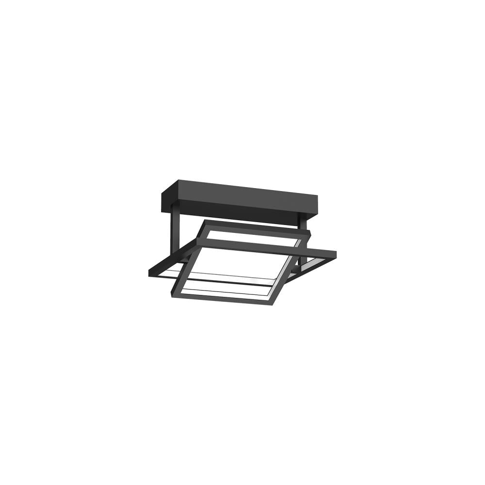 Kuzco SF16312-BK Semi Flush Mount, LED, Black