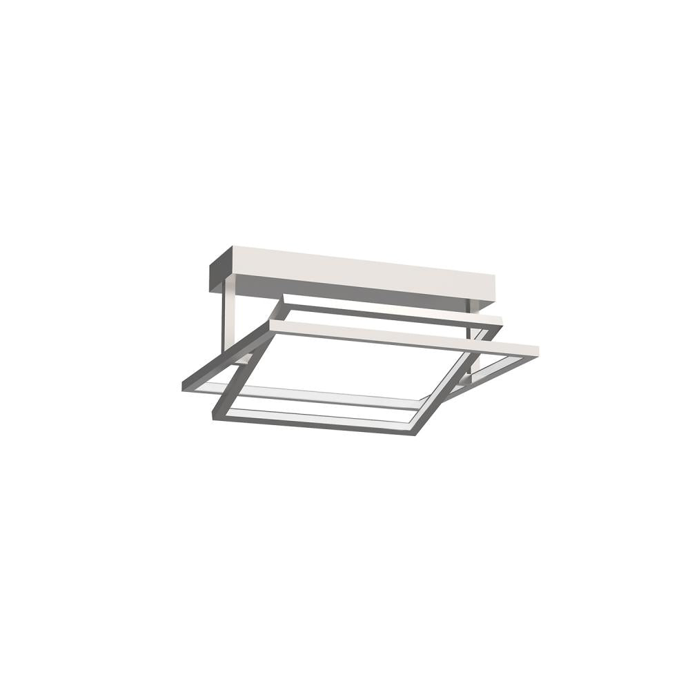 Kuzco Mondrian SF16316-BN Semi Flush Mount, LED, Brushed Nickel