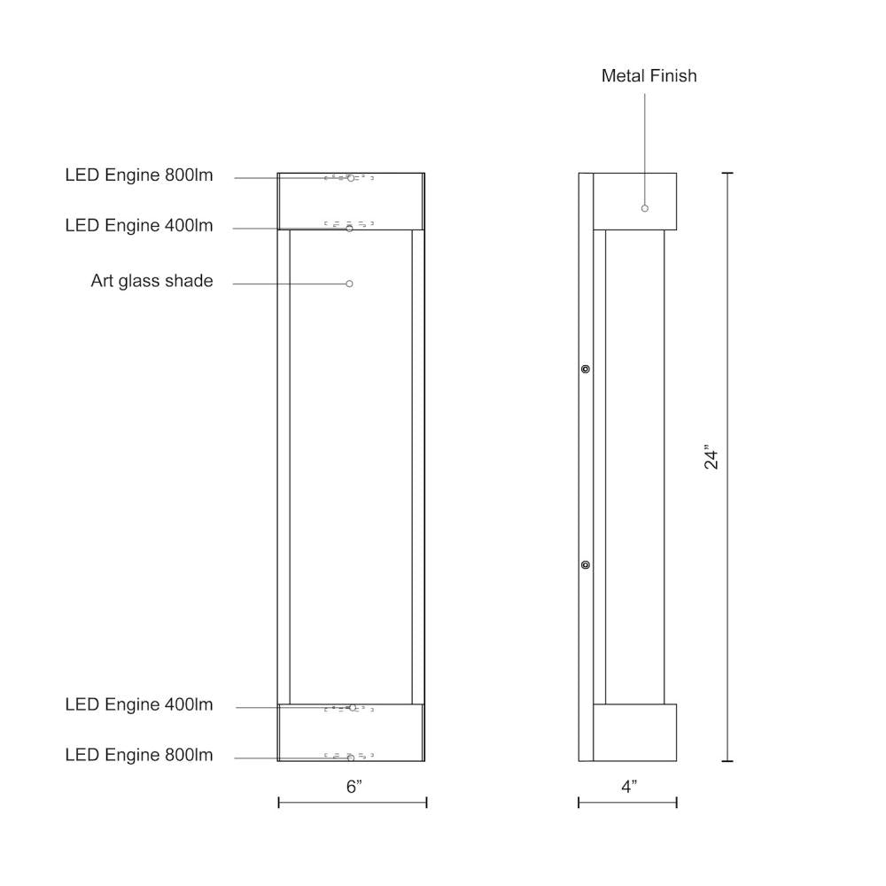 Kuzco Lighting Inc. MOONDEW EW7024-GH Exterior Transitional - Graphite