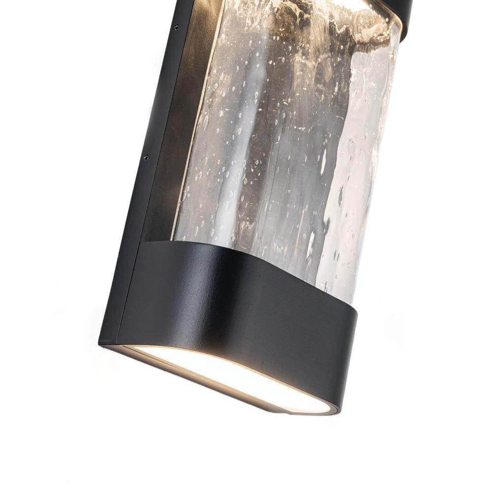 Kuzco Moondew EW75712-BK Exterior Wall Sconce, UL Listed, Black