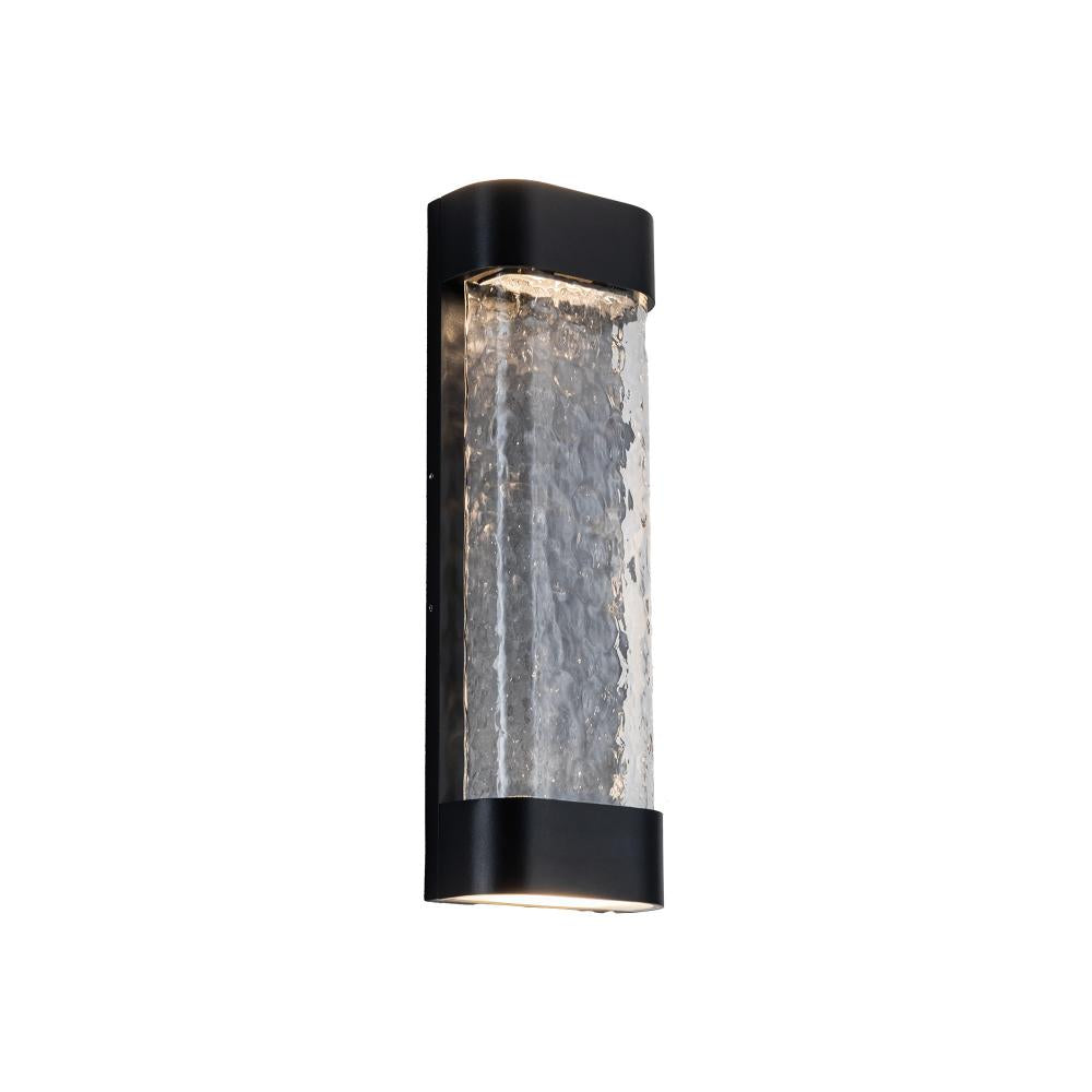 Kuzco Moondew EW75718-BK Exterior Wall Sconce, UL Damp Rated, Black