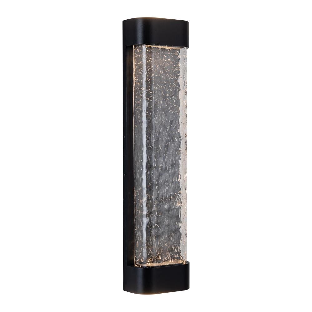 Kuzco Moondew EW75724-BK LED Exterior Wall Sconce, UL Damp Rated, Black