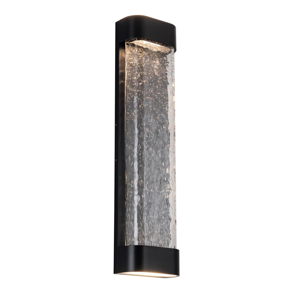 Kuzco Moondew EW75724-BK LED Exterior Wall Sconce, UL Damp Rated, Black
