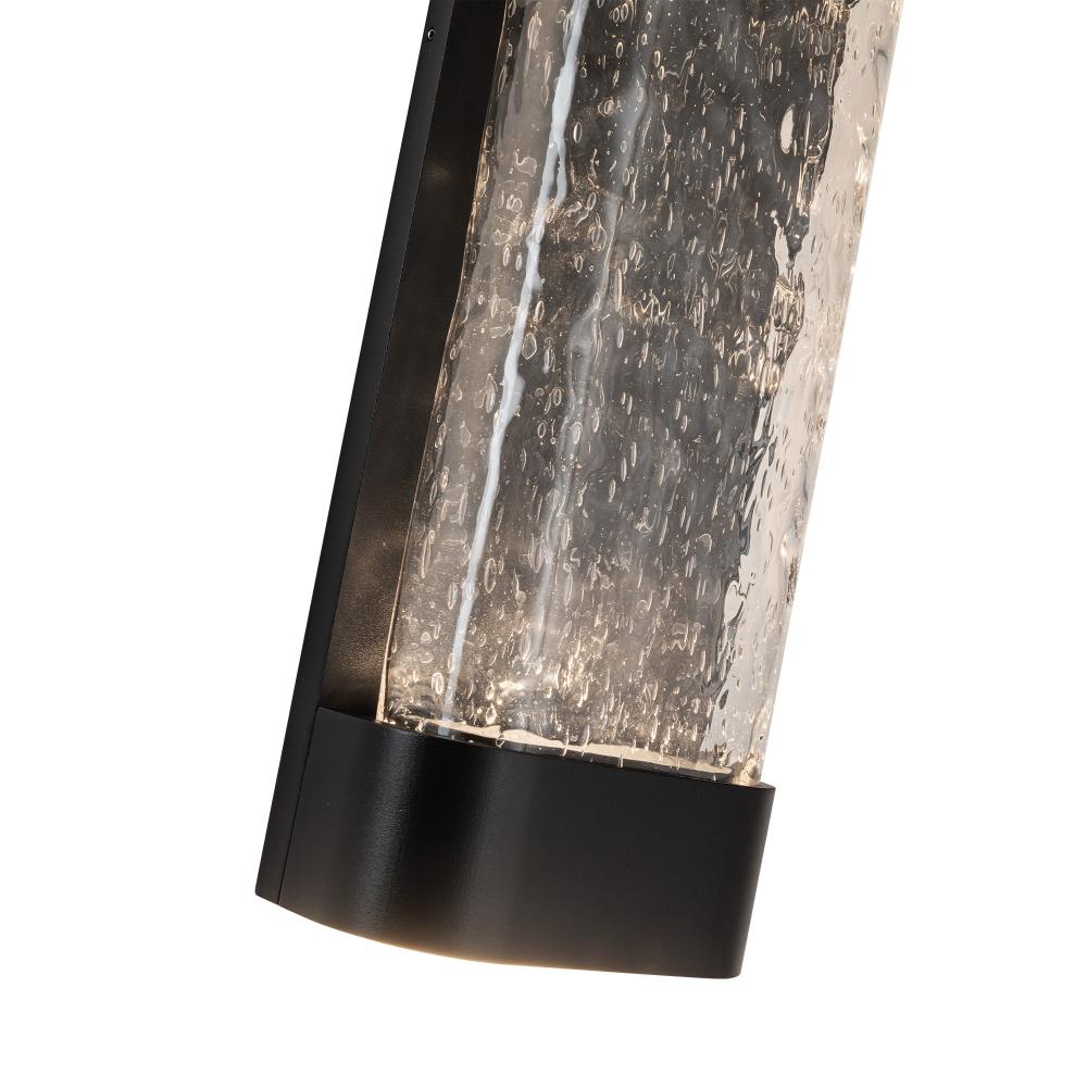 Kuzco Moondew EW75724-BK LED Exterior Wall Sconce, UL Damp Rated, Black