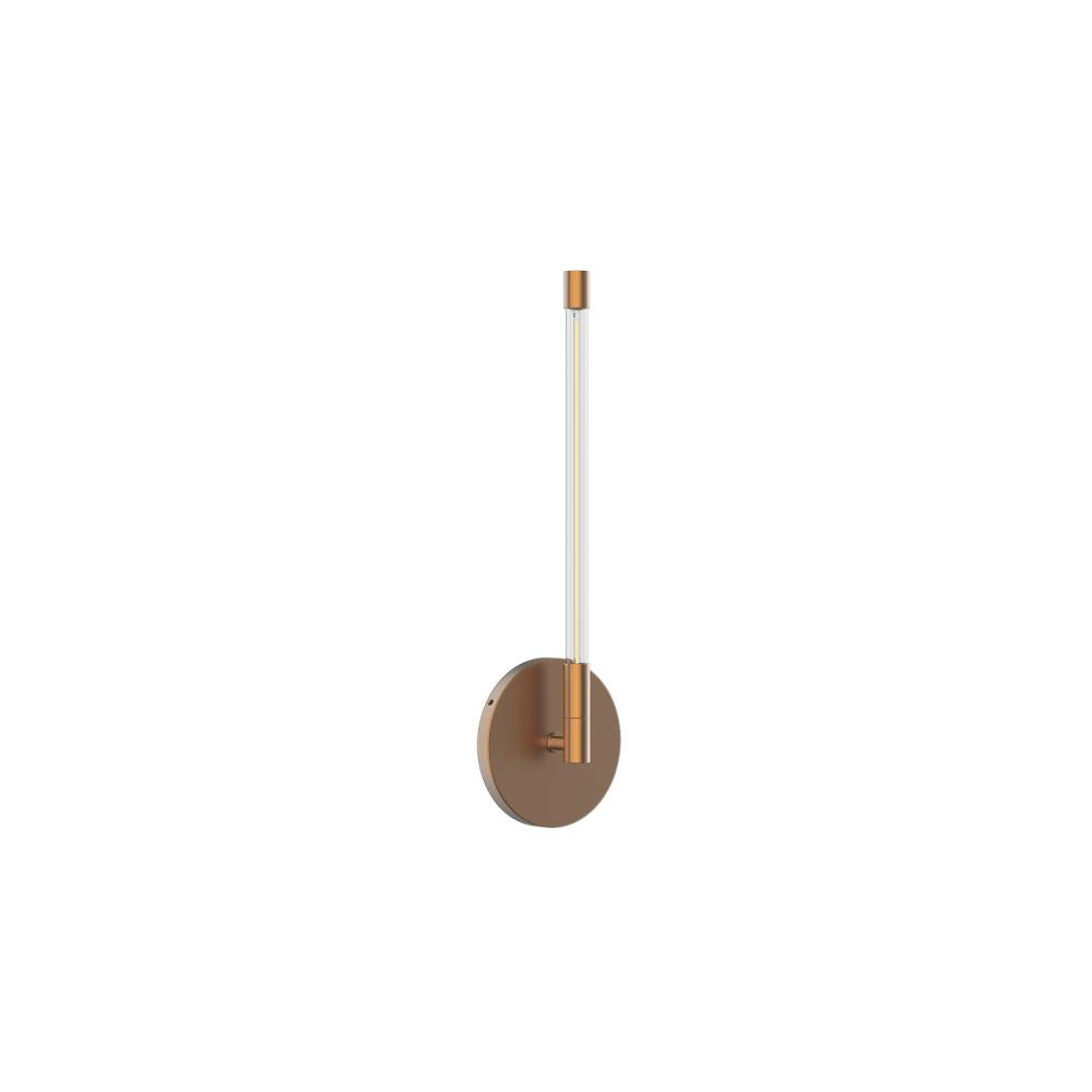 Kuzco Motif WS74114-BG Wall Sconce, 14-in, LED, Brushed Gold