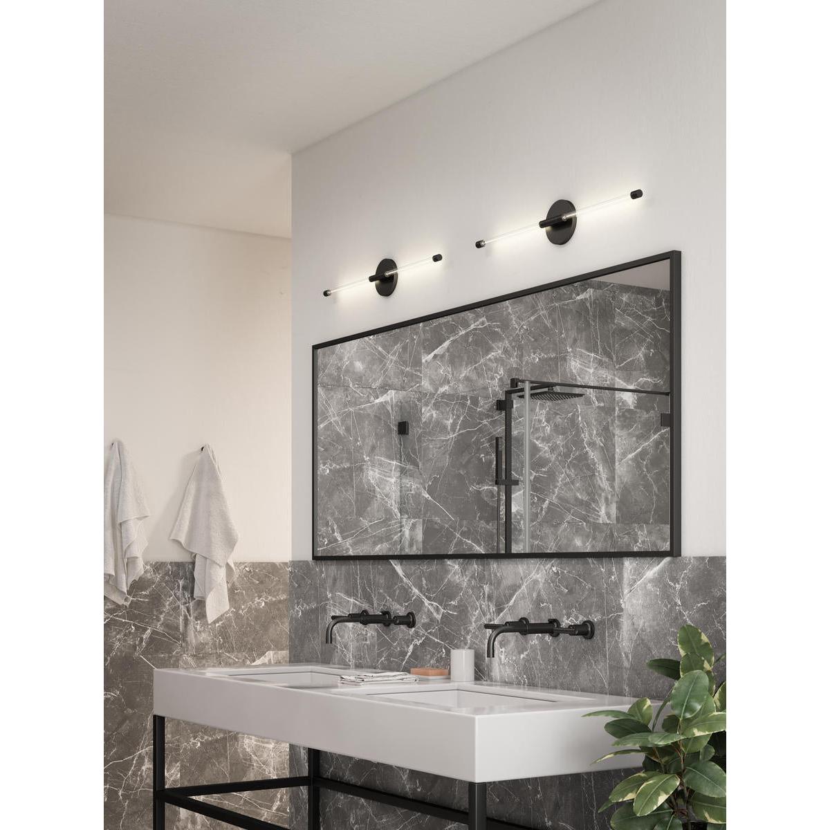 Kuzco Motif WS74226-BK Wall Sconce, LED, Black