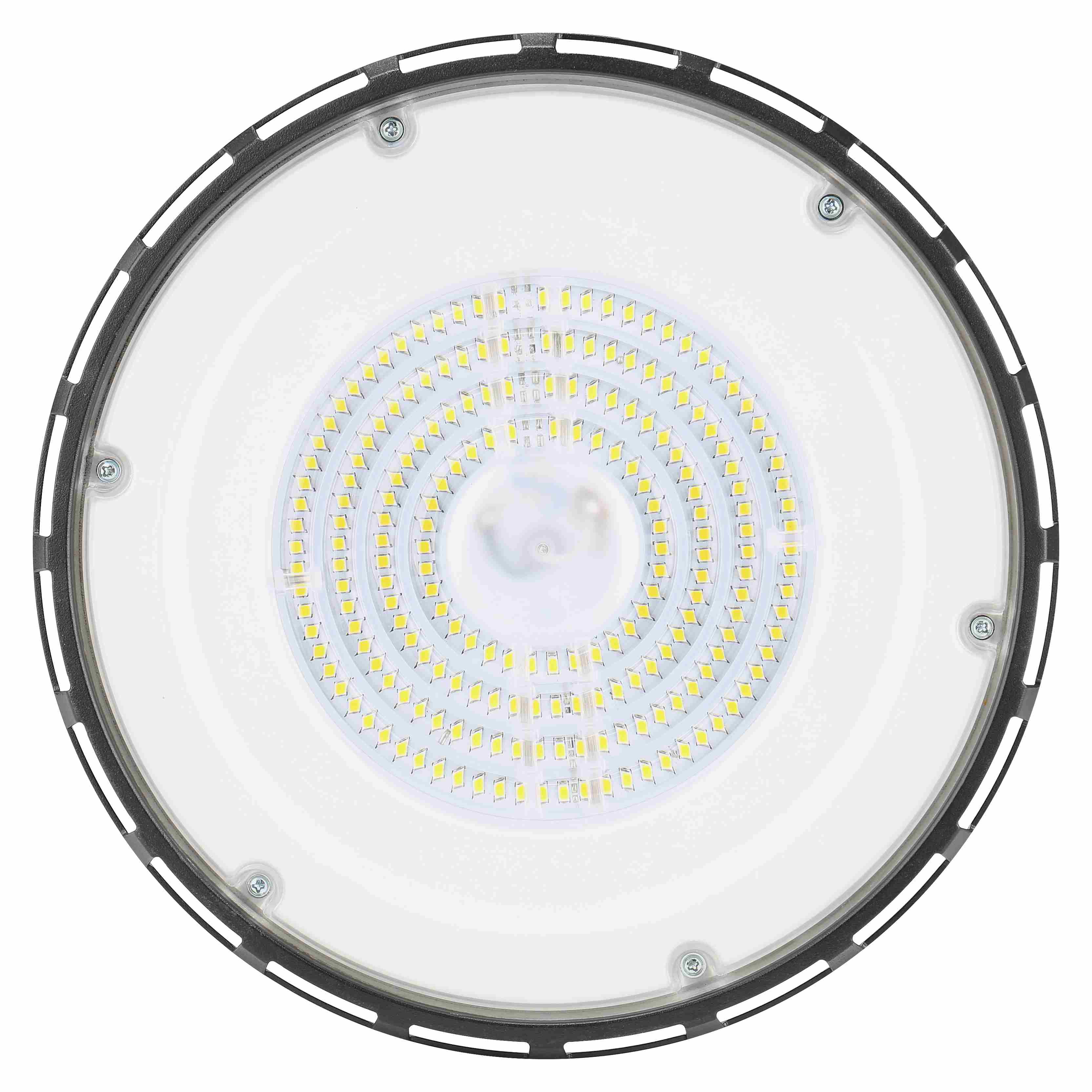 MHB09 155W Round UFO LED High Bay Light 17400 Lumens 120VAC 5000K - Black
