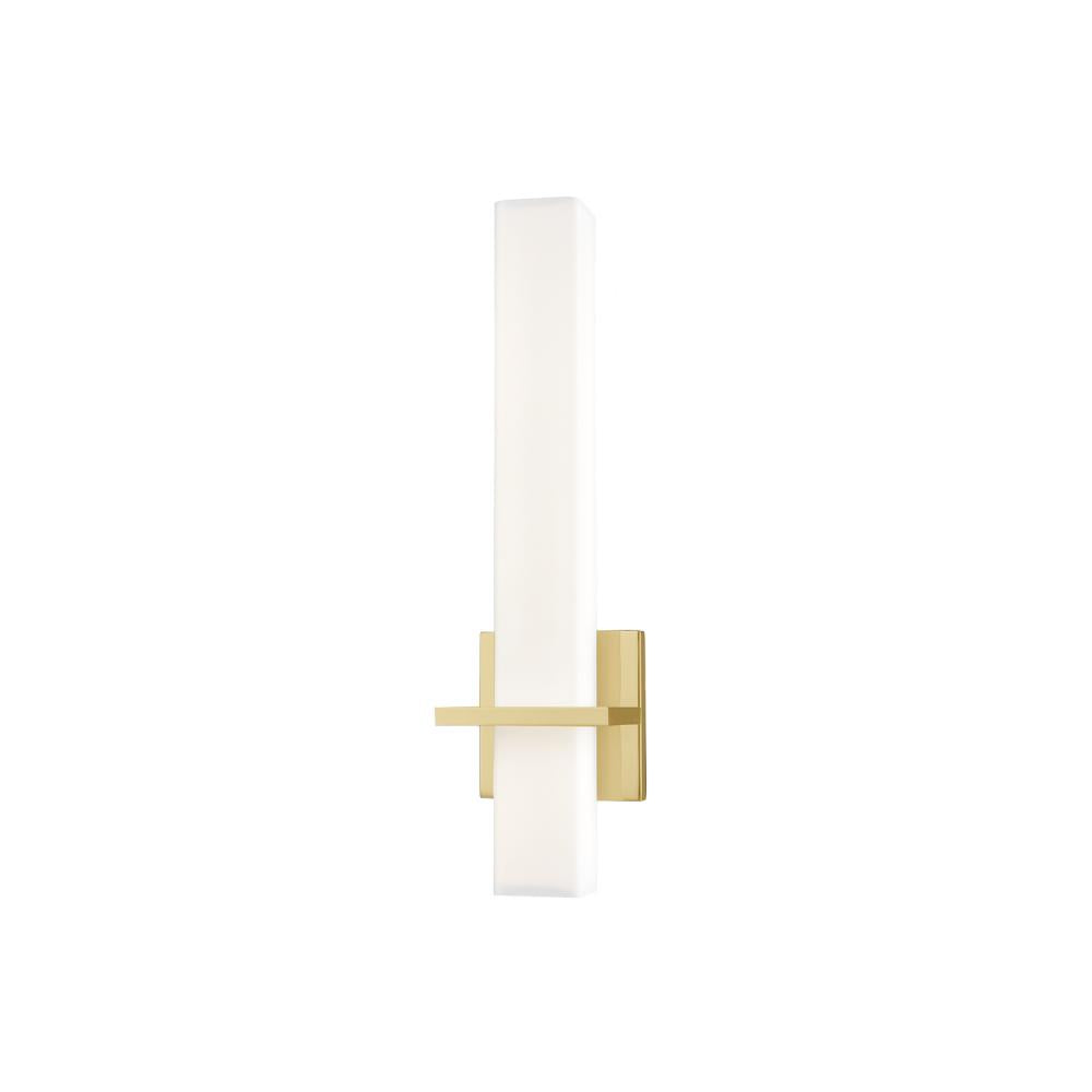 Kuzco Nepal WS84218-BG Wall Sconce, LED, 18W, Brushed Gold