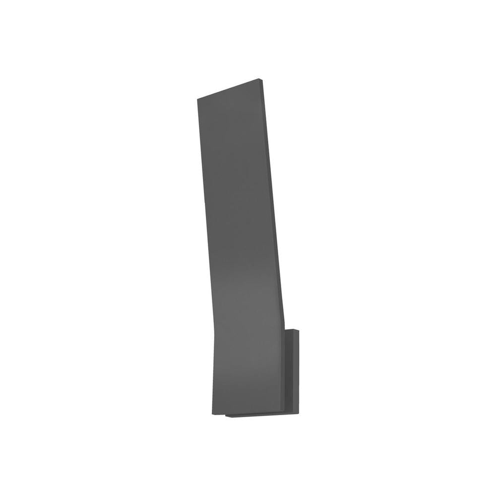 Kuzco Nevis EW7918-GH Exterior Wall Sconce, UL Damp Rated, Graphite