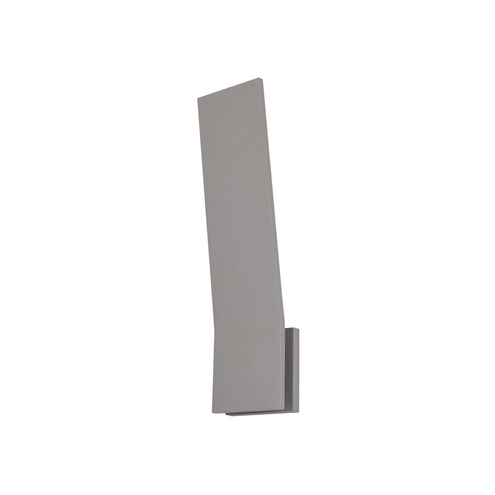 Kuzco Nevis EW7918-GY LED Exterior Wall Sconce, UL Damp Rated, Gray