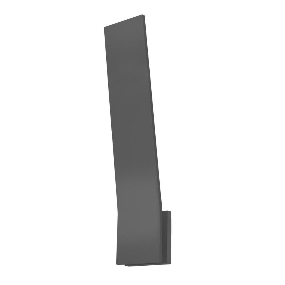 Kuzco Nevis EW7924-GH Exterior Wall Sconce, UL Damp Rated, Graphite