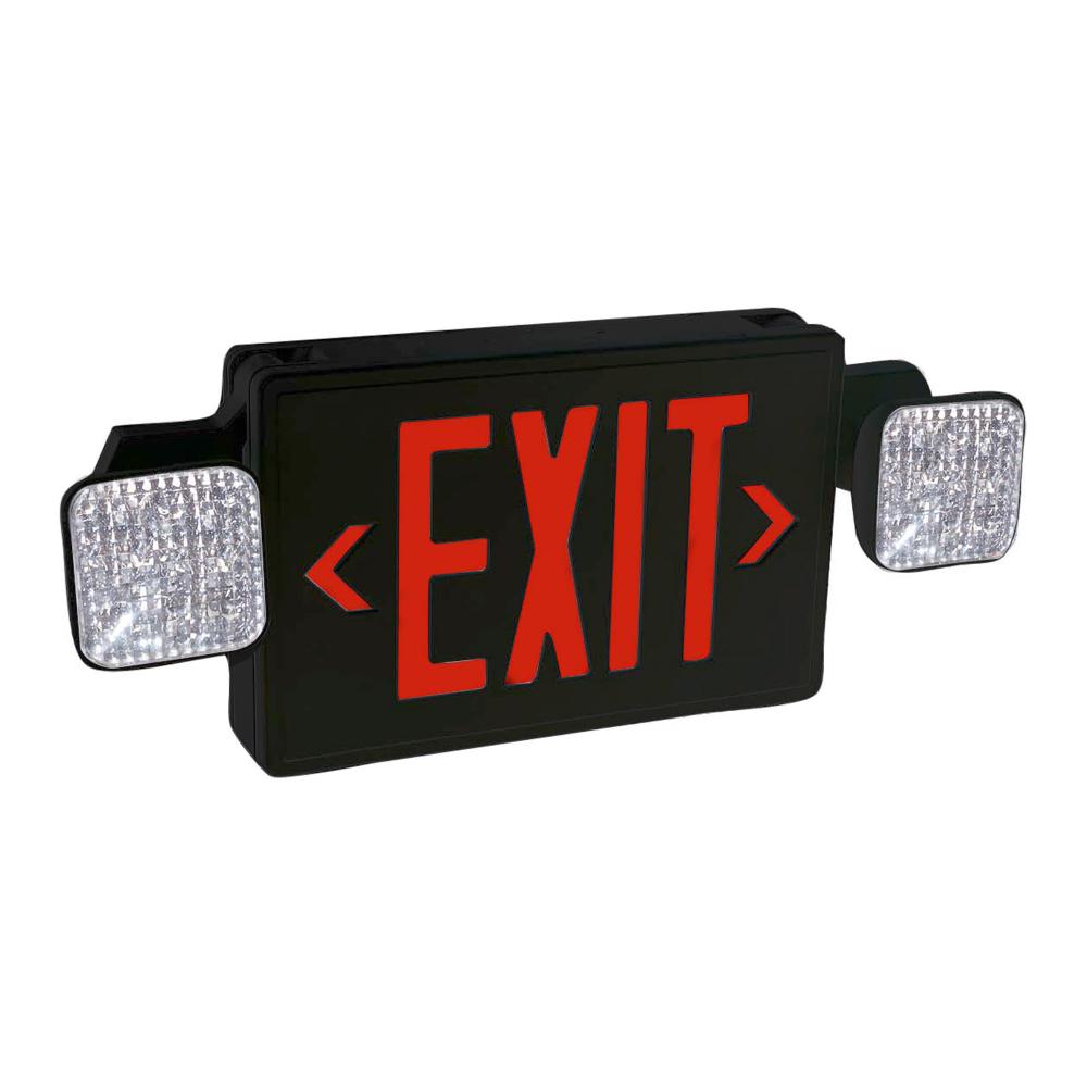 Nora Lighting NEX-711-LED/RB LED EXIT & EMERGENCY COMBO WR