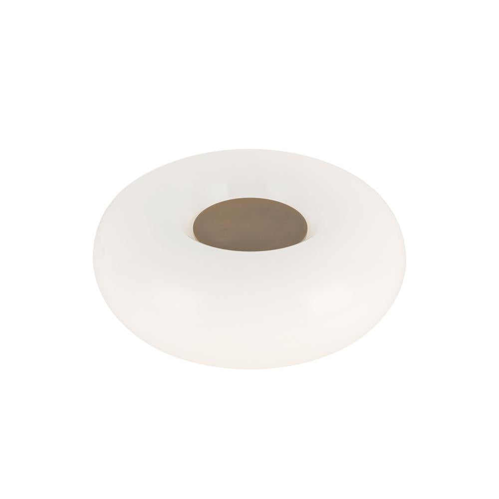 Kuzco TL12409-VB/OP Table Lamp, LED, Vintage Brass/Opal Glass