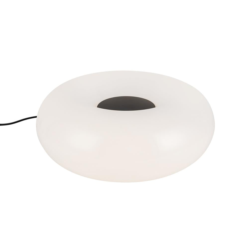 Kuzco Lighting TL12413-BK/OP Table Lamp, LED, Black/Opal Glass