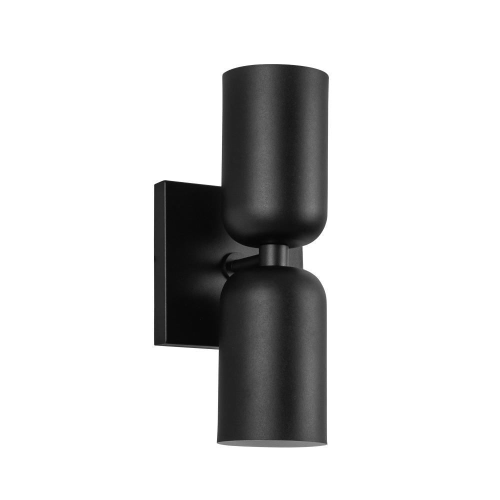 Kuzco Lighting WS57712-BK Wall Sconce, 2 Lights, Modern Design, Black