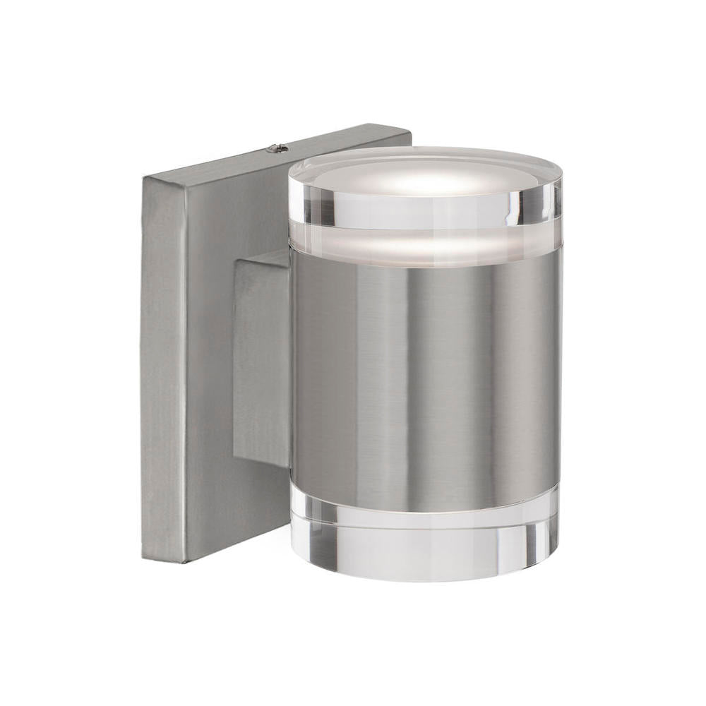 Kuzco Lighting 601431BN-LED Norfolk LED Wall Sconce, UL Damp Rated, Brushed Nickel