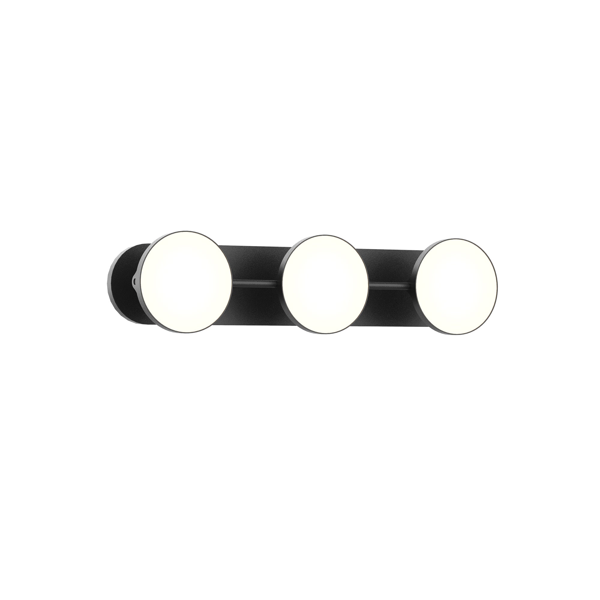 Kuzco Novel VL72221-BK-UNV Vanity Light Fixture, UL Damp Rated, Black