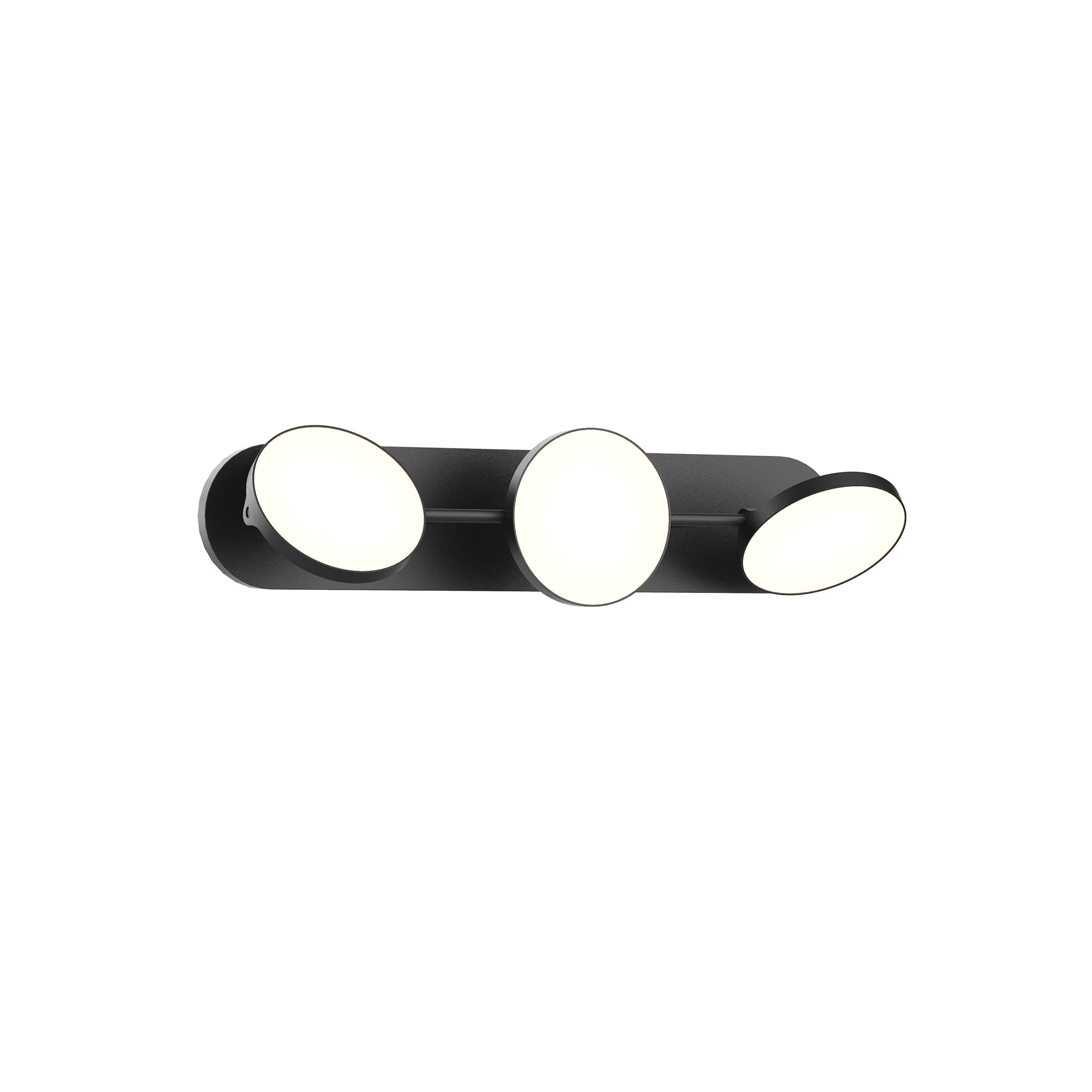 Kuzco Novel VL72221-BK-UNV Vanity Light Fixture, UL Damp Rated, Black