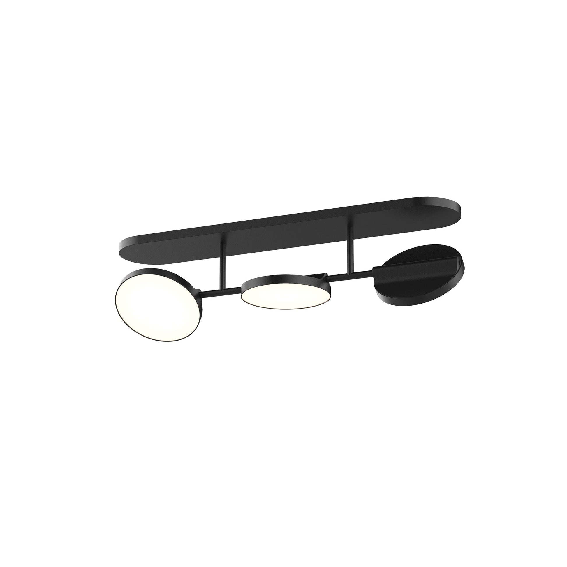 Kuzco Novel VL72221-BK-UNV Vanity Light Fixture, UL Damp Rated, Black