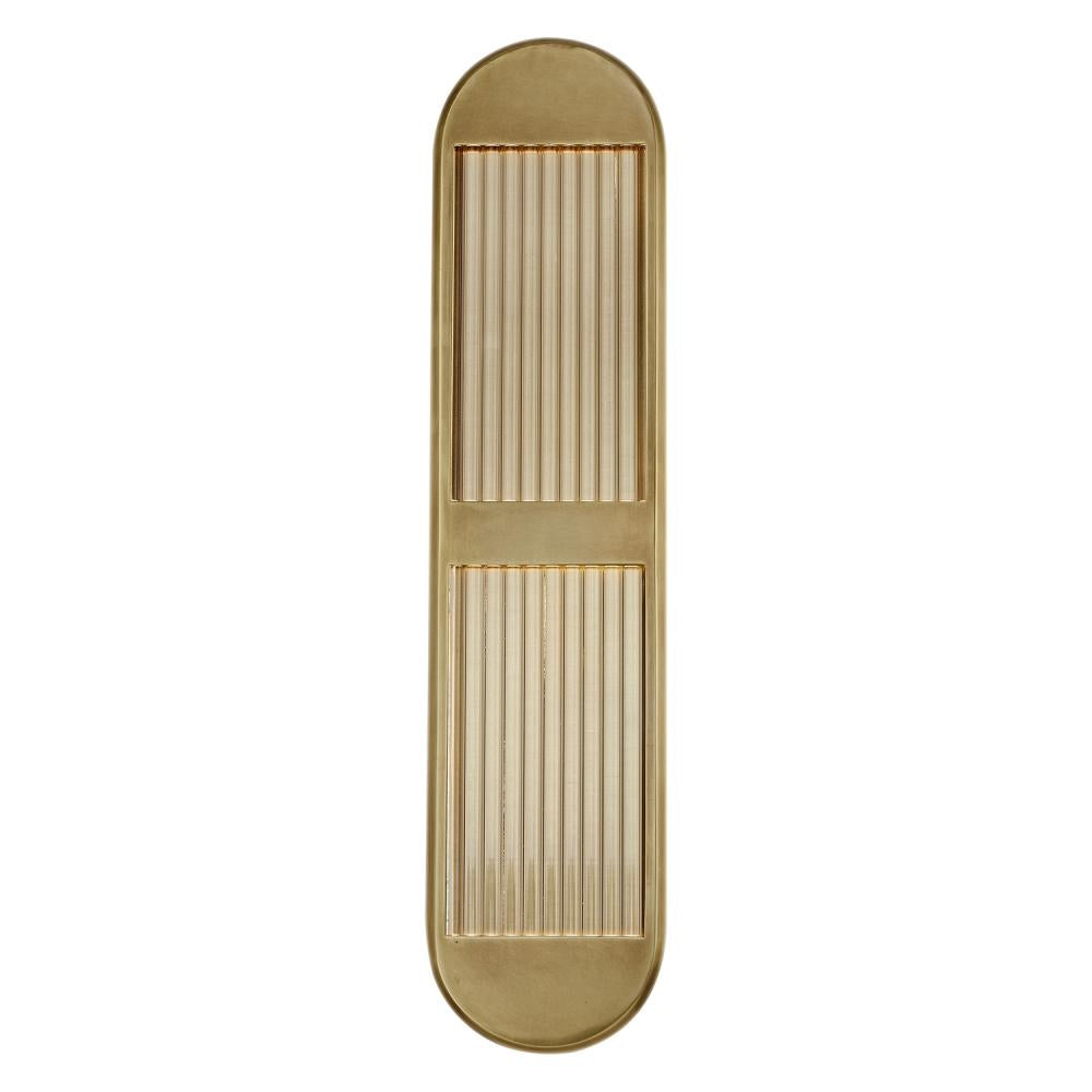 ALORA Lighting Palais WV330324VB LED Wall/Vanity Light Fixture, UL Damp Rated, Vintage Brass