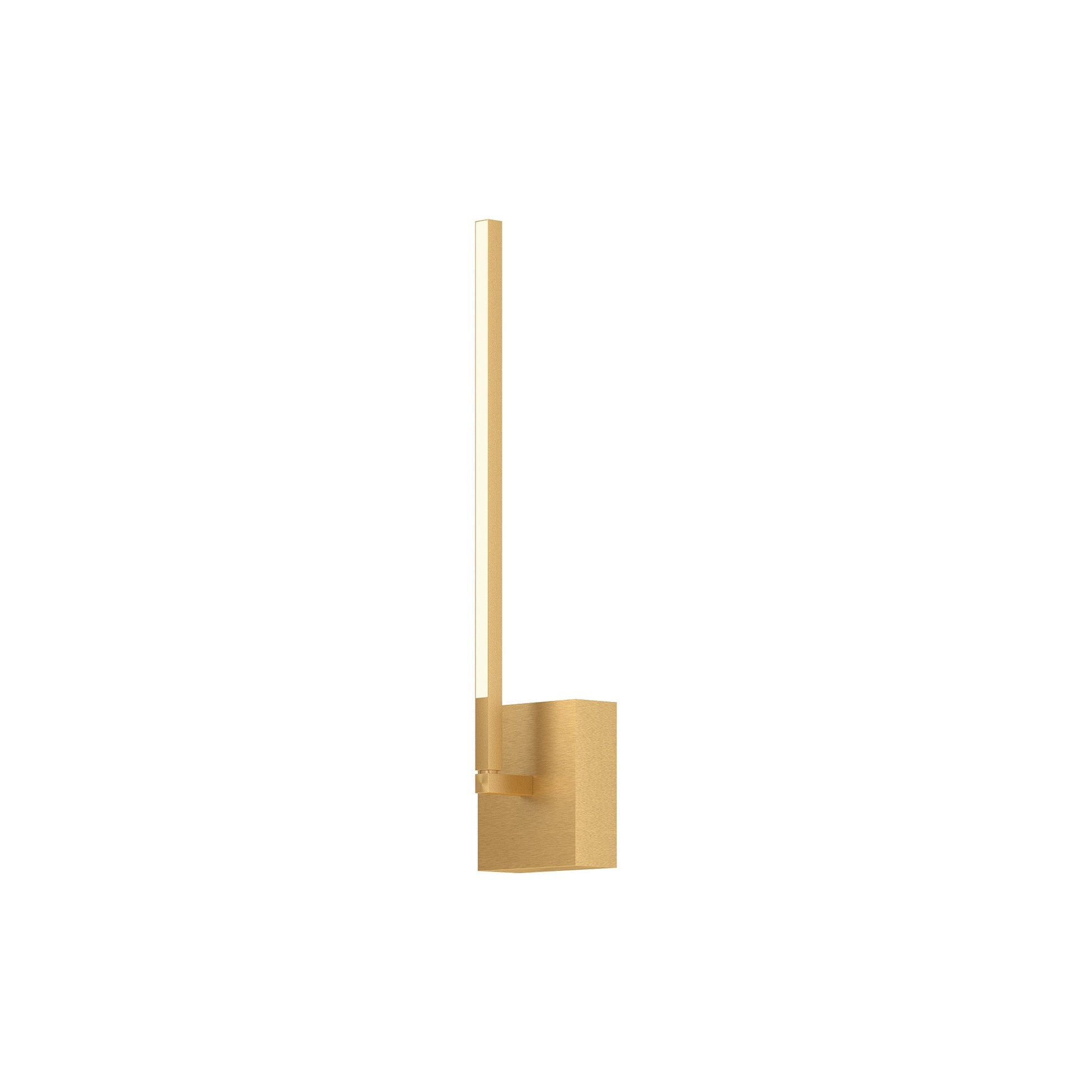 Kuzco Lighting WS25118-BG-UNV Wall Sconce, 15W Watt, Square Profile, Brushed Gold