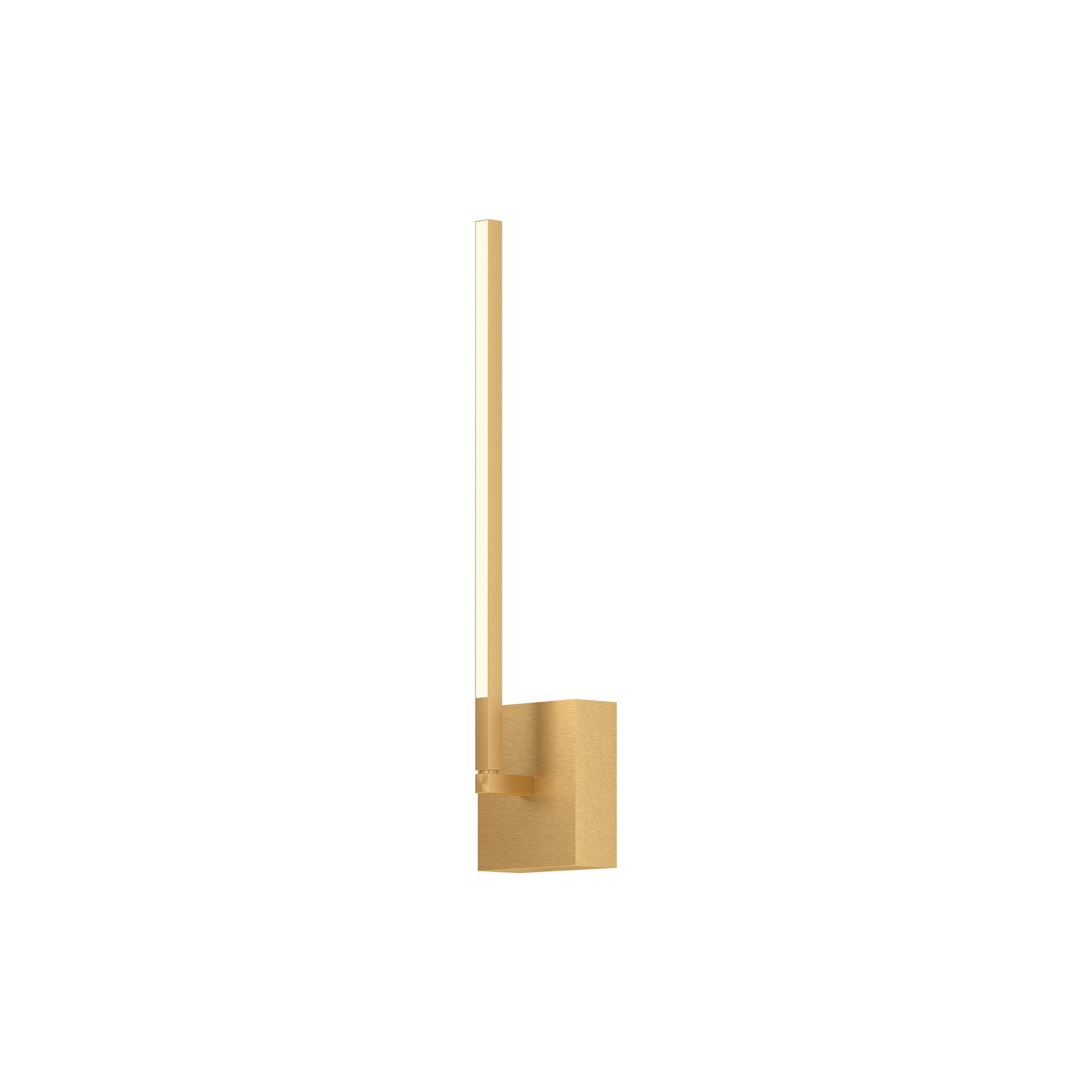 Kuzco Lighting WS25118-BG-UNV Wall Sconce, 15W Watt, Square Profile, Brushed Gold