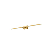 Kuzco Lighting WS25336-BG Pandora 36-in LED Wall Sconce, UL Damp Rated, Brushed Gold
