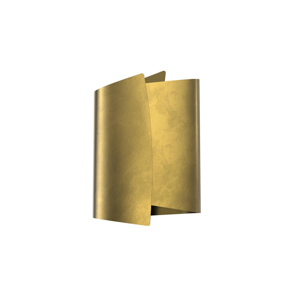ALORA Lighting WV319202VB Parducci Vintage Brass Wall/Vanity Light Fixture, UL Damp Rated, Vintage Brass