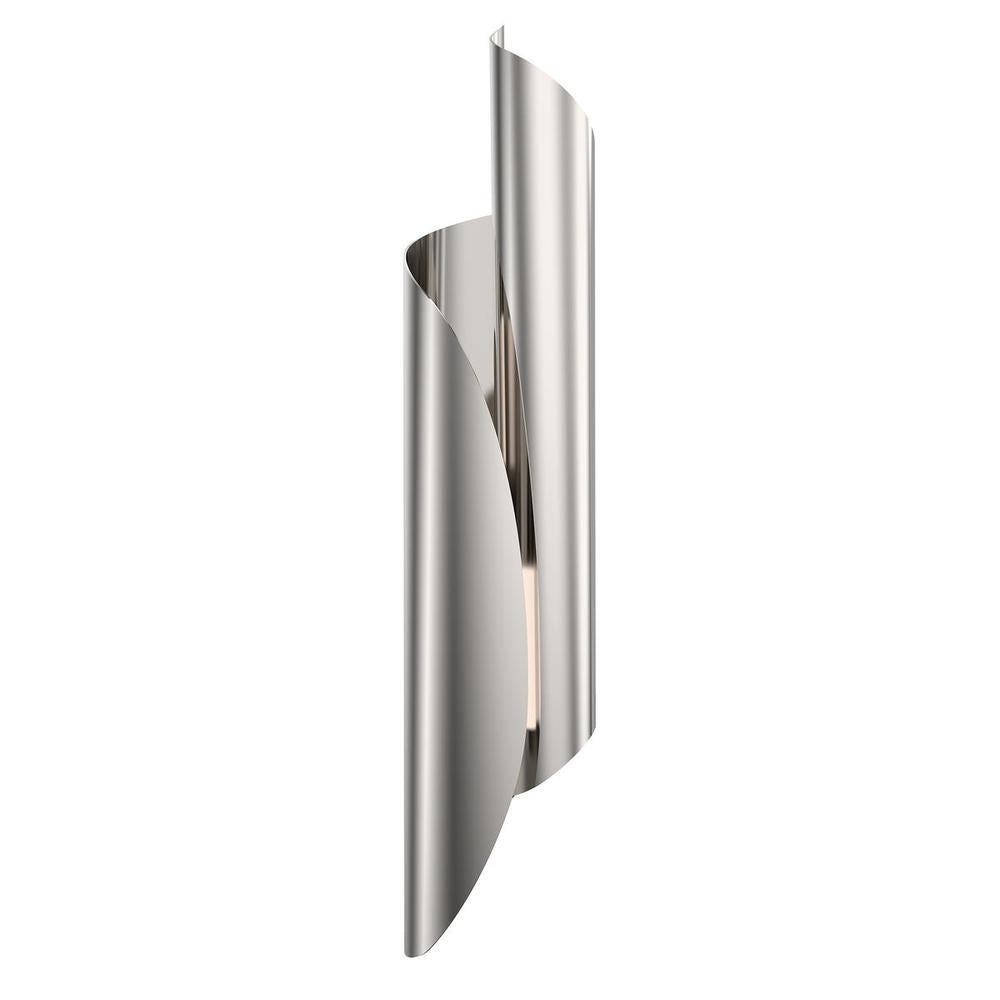 ALORA Lighting Parducci WV319405PN Wall/Vanity Light Fixture, UL Damp Rated, Polished Nickel