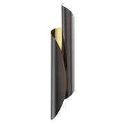 ALORA Lighting WV319405UBLB Wall/Vanity Light Fixture, UL Damp Rated, Light Brass/Urban Bronze