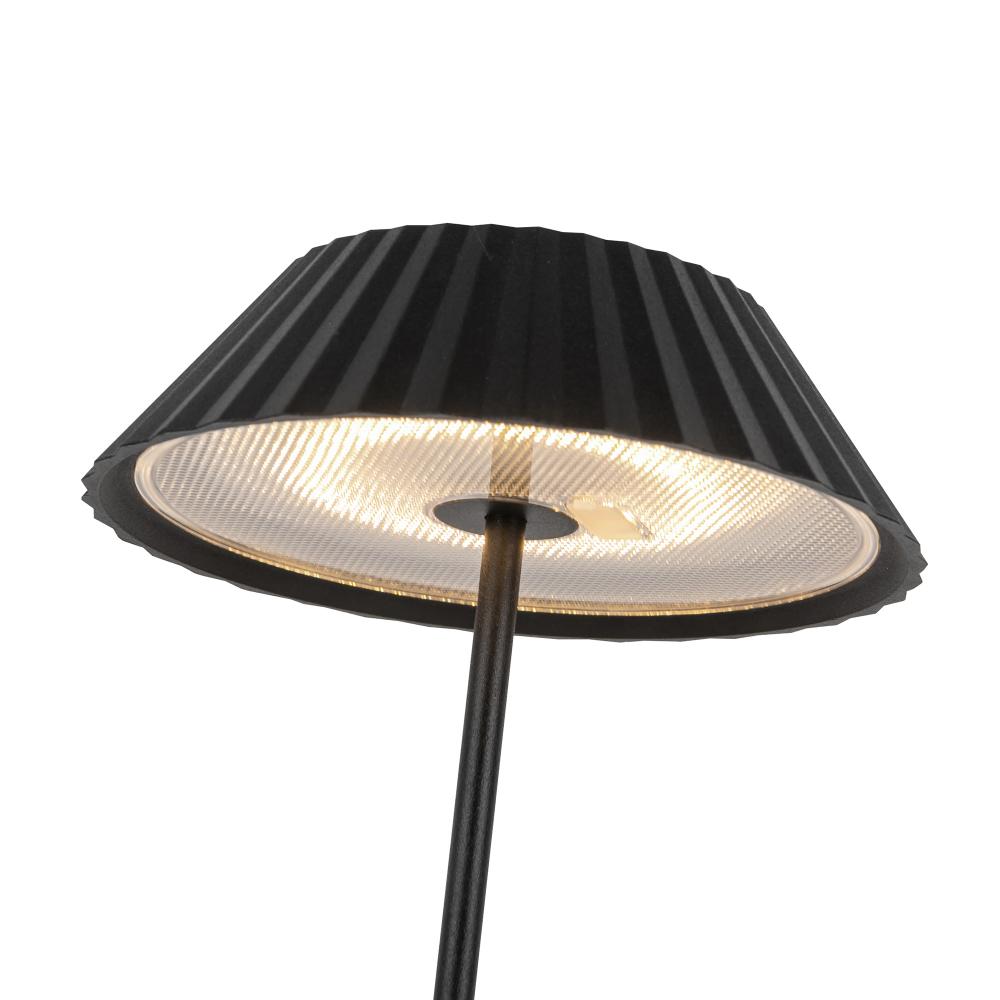 Kuzco Pela TL66714-BK Table Lamp, LED, Black