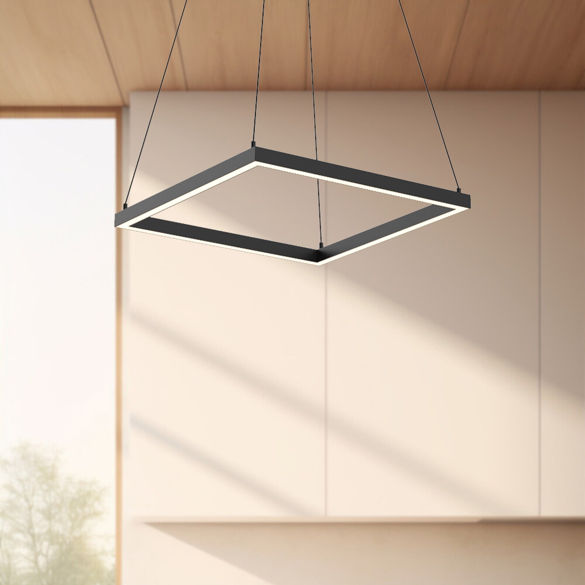 Kuzco Lighting PD88118-BK-UNV-010 Pendant Fixture, LED, 18-in, Black