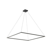 Kuzco PD88160-BK-UNV-010 Piazza 60-in Pendant, LED Down Light, Black