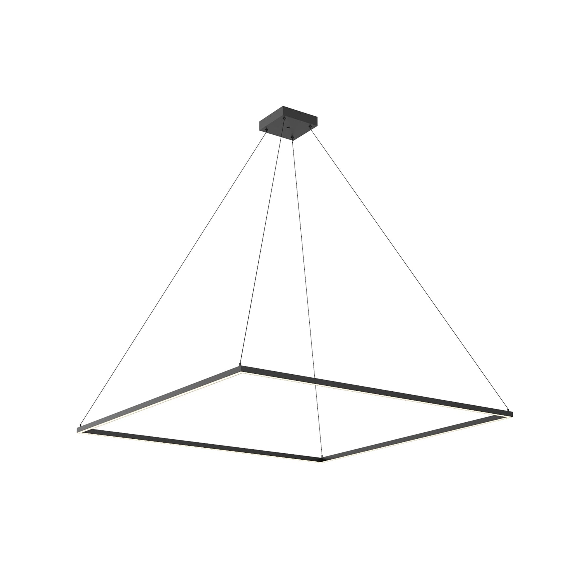 Kuzco PD88160-BK-UNV-010 Piazza 60-in Pendant, LED Down Light, Black
