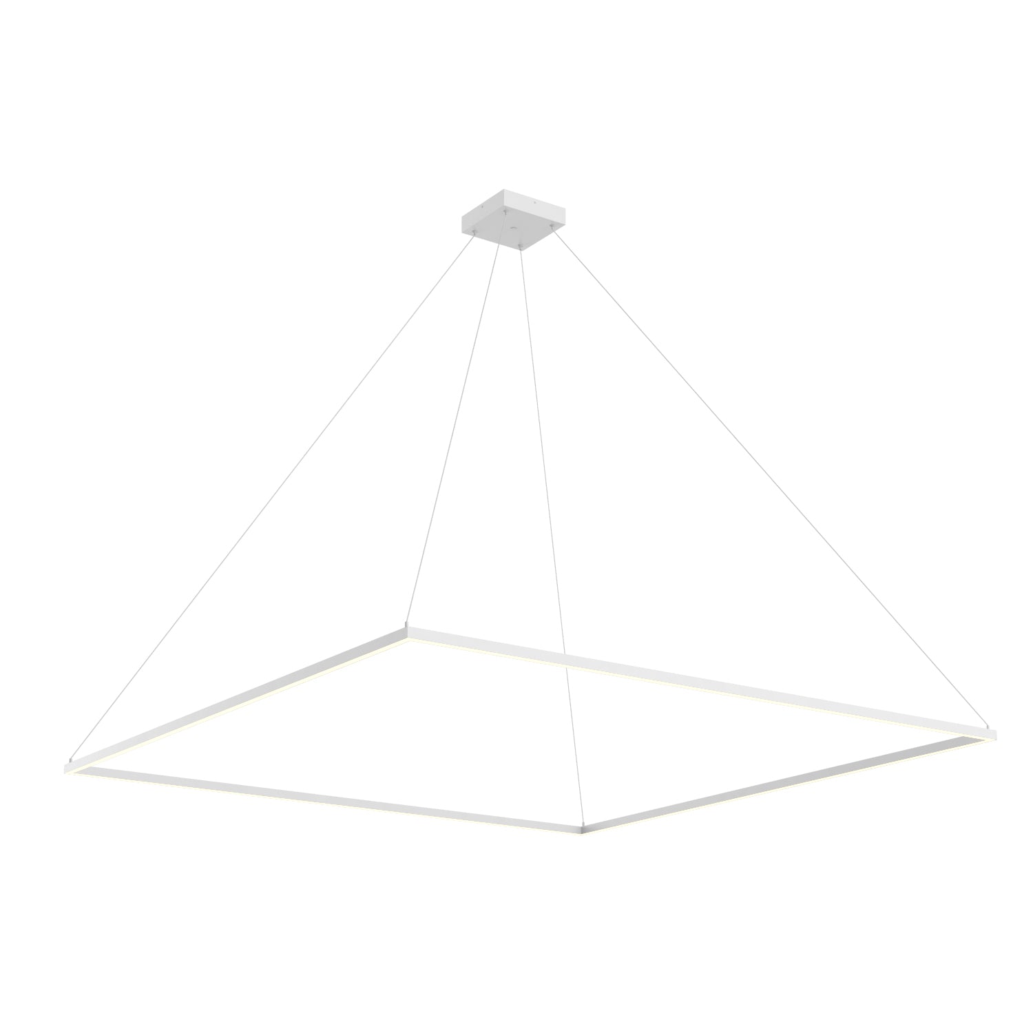 Kuzco Piazza PD88172-WH-UNV-010 Pendant Light Fixture, UL Damp Rated, White