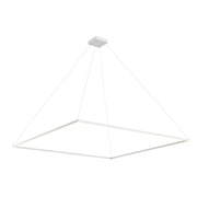 Kuzco Piazza PD88172-WH-UNV-010 Pendant Light Fixture, UL Damp Rated, White
