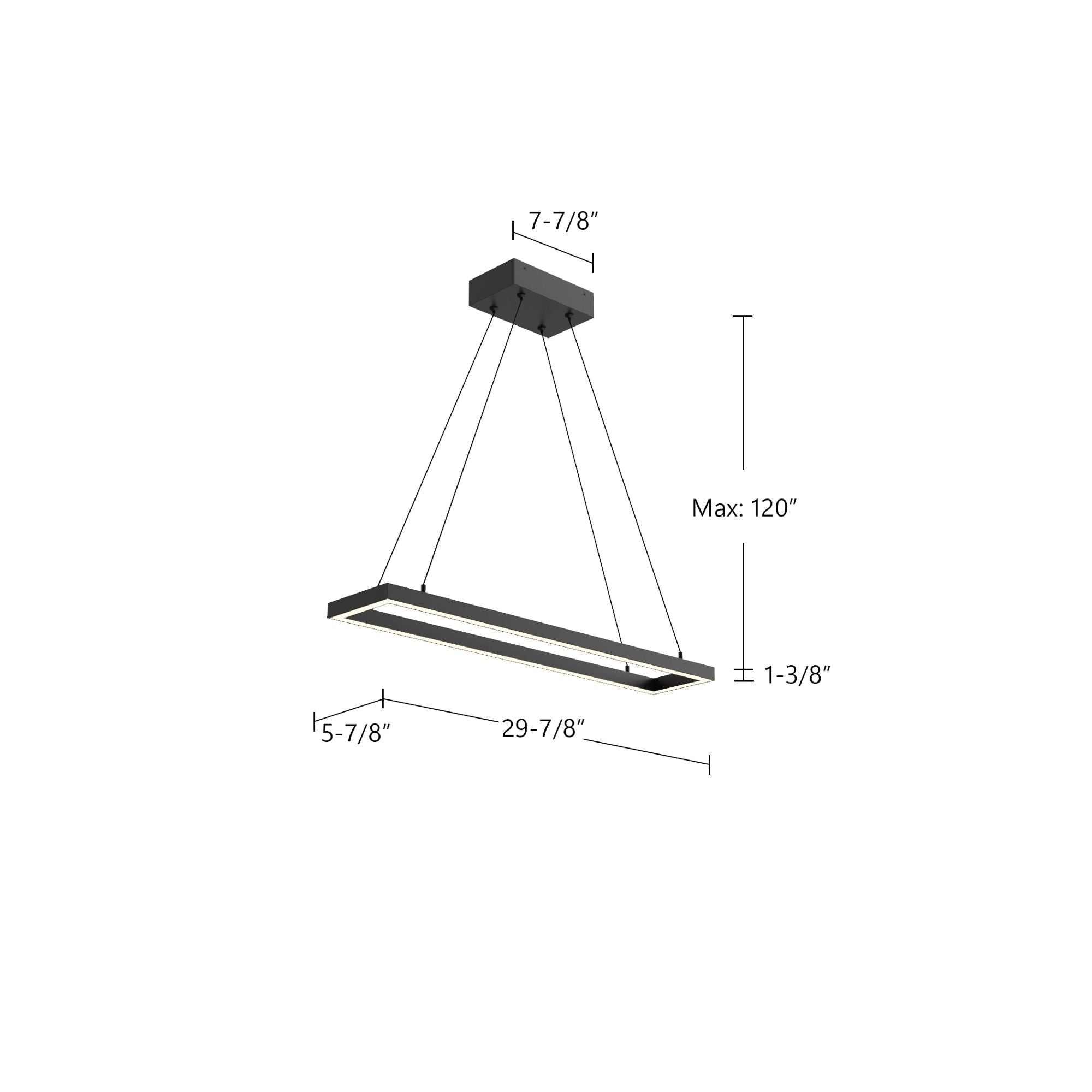 Kuzco Piazza PD88530-WH-UNV-010 Pendant, LED, 36W, White