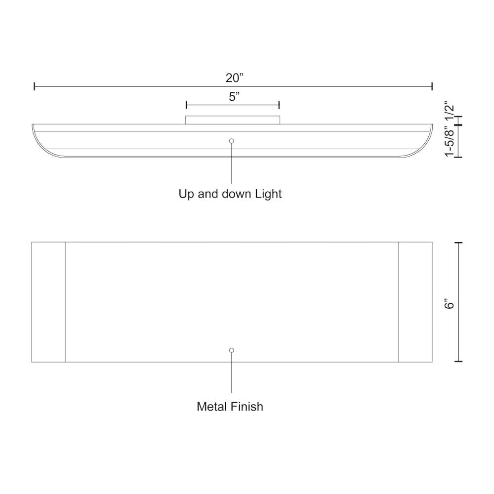 Kuzco Lighting Inc. PLATEAU EW27120-WH Exterior Traditional - Black