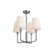 Alora Mood Lighting CH628423CHOP Chandeliers, 4 Lights, Chrome/Opal Matte Glass