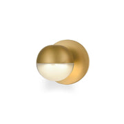 Kuzco Pluto WS47305-BG Wall Sconce, LED, Brushed Gold