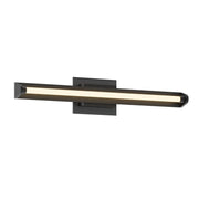 Kuzco Plymouth VL60624-BK-UNV Vanity Light Fixture, UL Damp Rated, Black