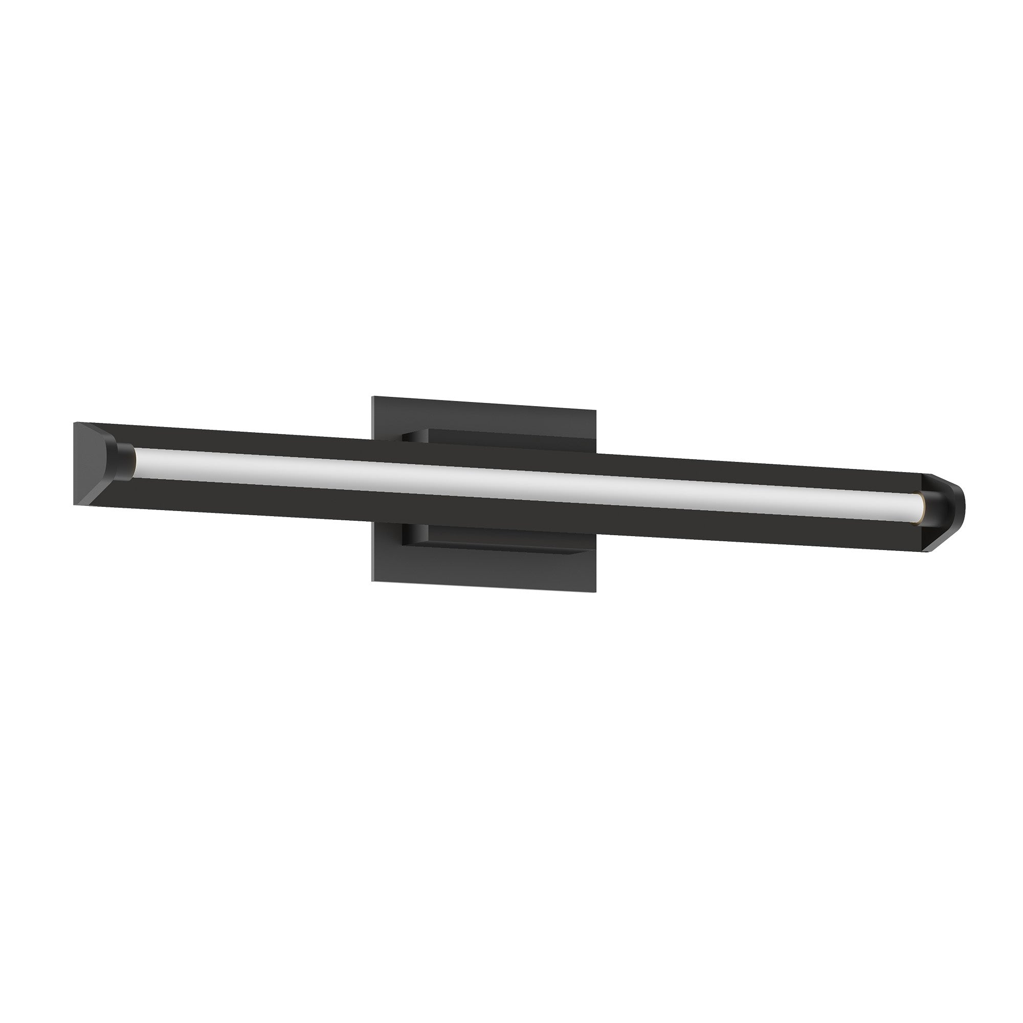 Kuzco Plymouth VL60624-BK-UNV Vanity Light Fixture, UL Damp Rated, Black