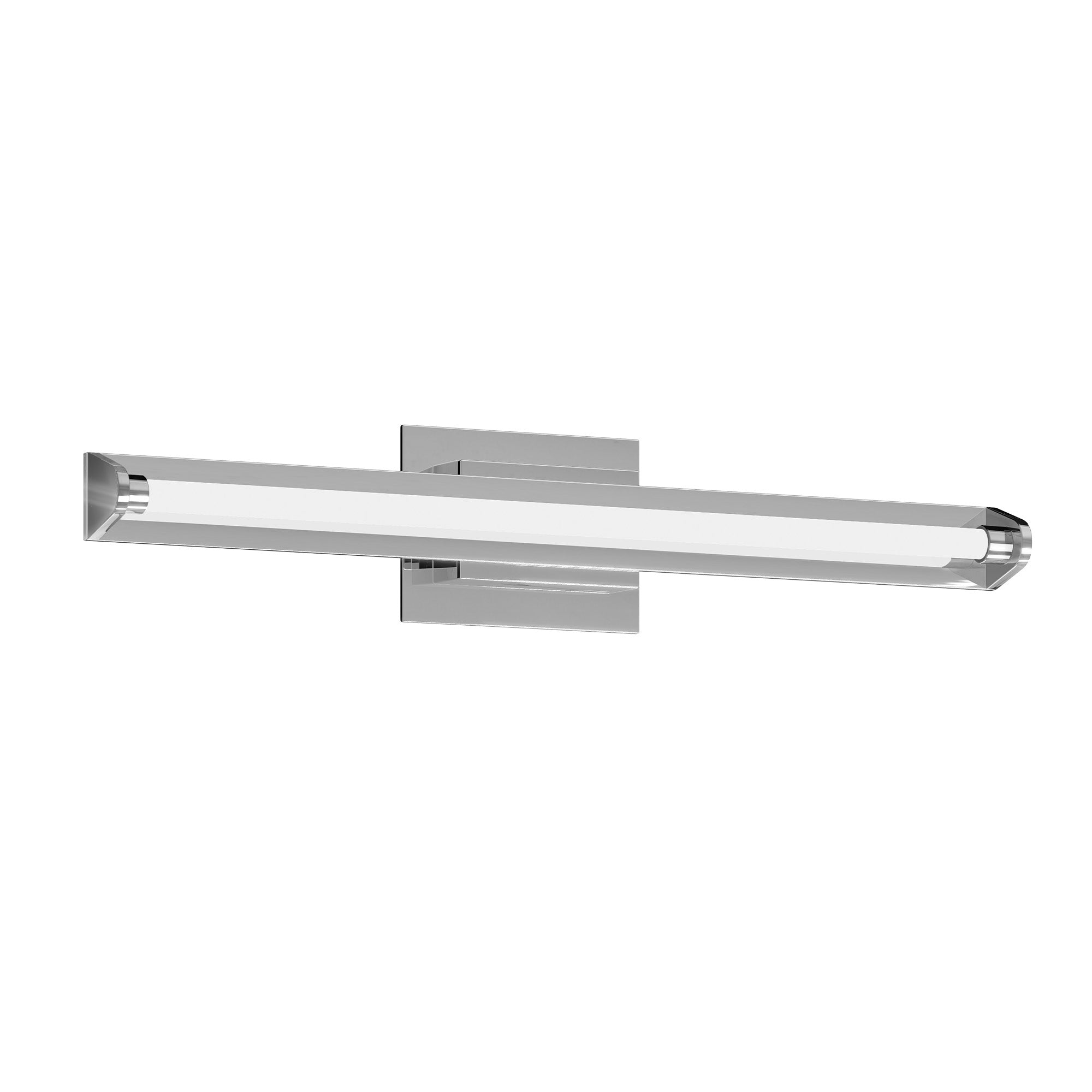 Kuzco Plymouth VL60624-CH-UNV Vanity Light Fixture, UL Damp Rated, Chrome