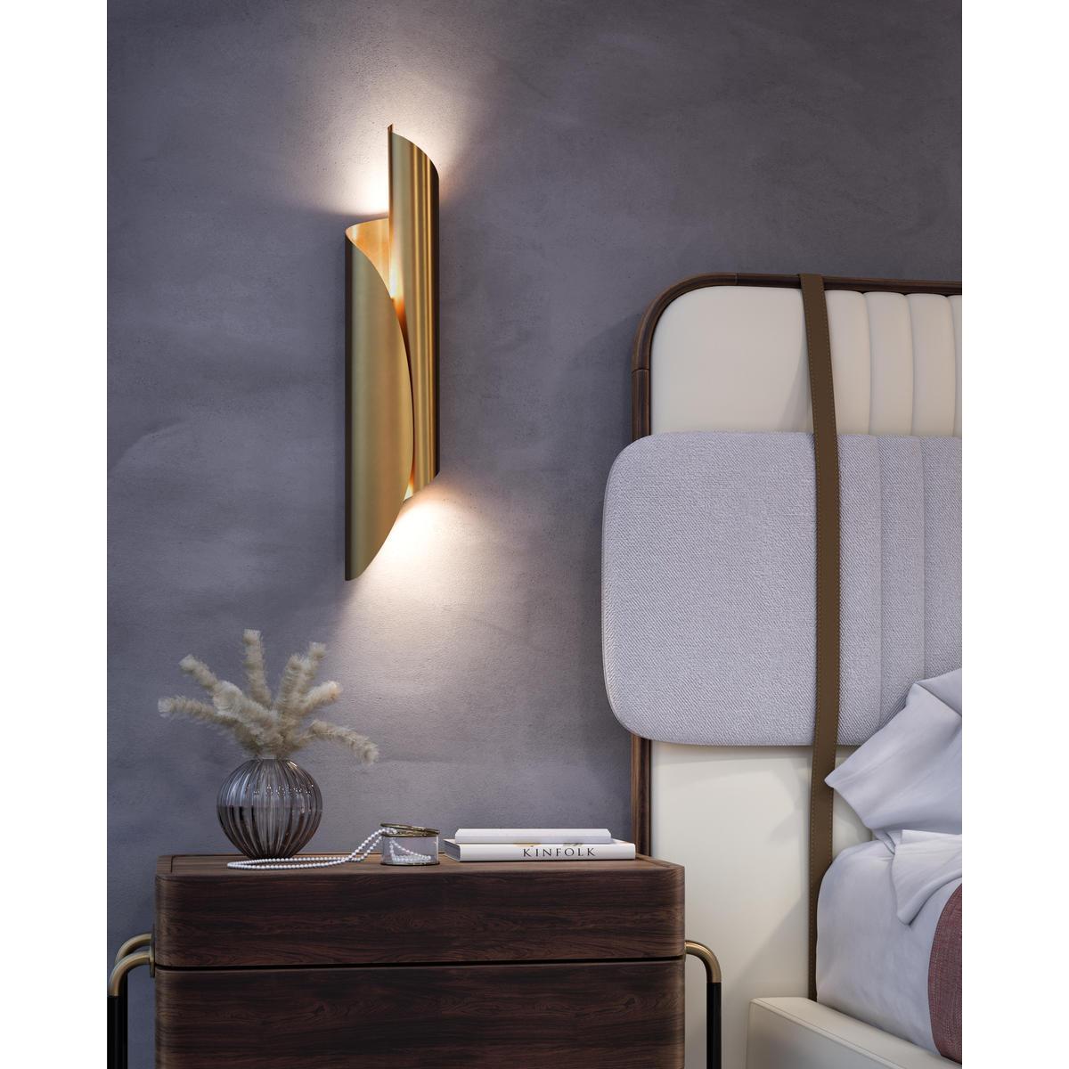 ALORA Lighting WV319405VB Wall/Vanity Light Fixture, 80W, Vintage Brass