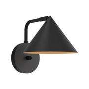 ALORA MOOD Lighting WV485007MB Wall/Vanity Light Fixture, UL Damp Rated, Matte Black