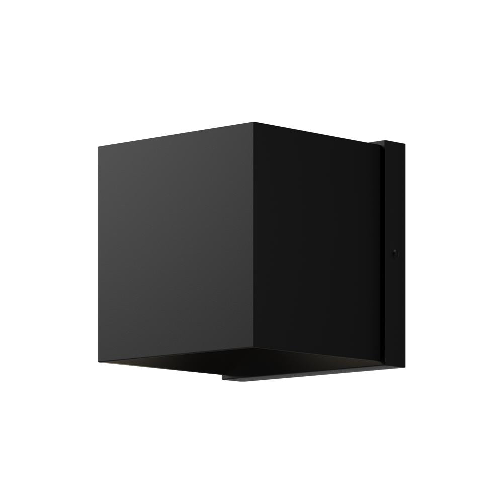 Kuzco Rene EW39005-BK-UNV LED Exterior Wall Sconce, UL Damp Rated, Black