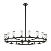 ALORA Lighting CH309018UBCG Chandelier, Clear Glass/Urban Bronze